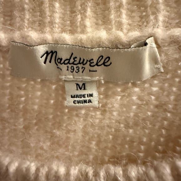 Madewell Wool Geometric Sweater - M - Picture 5 of 5